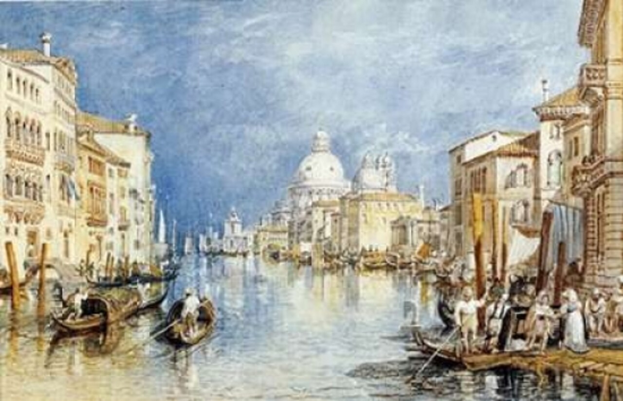 The Grand Canal Venice Poster Print by Joseph M.W. Turner - Item # VARPDX265668
